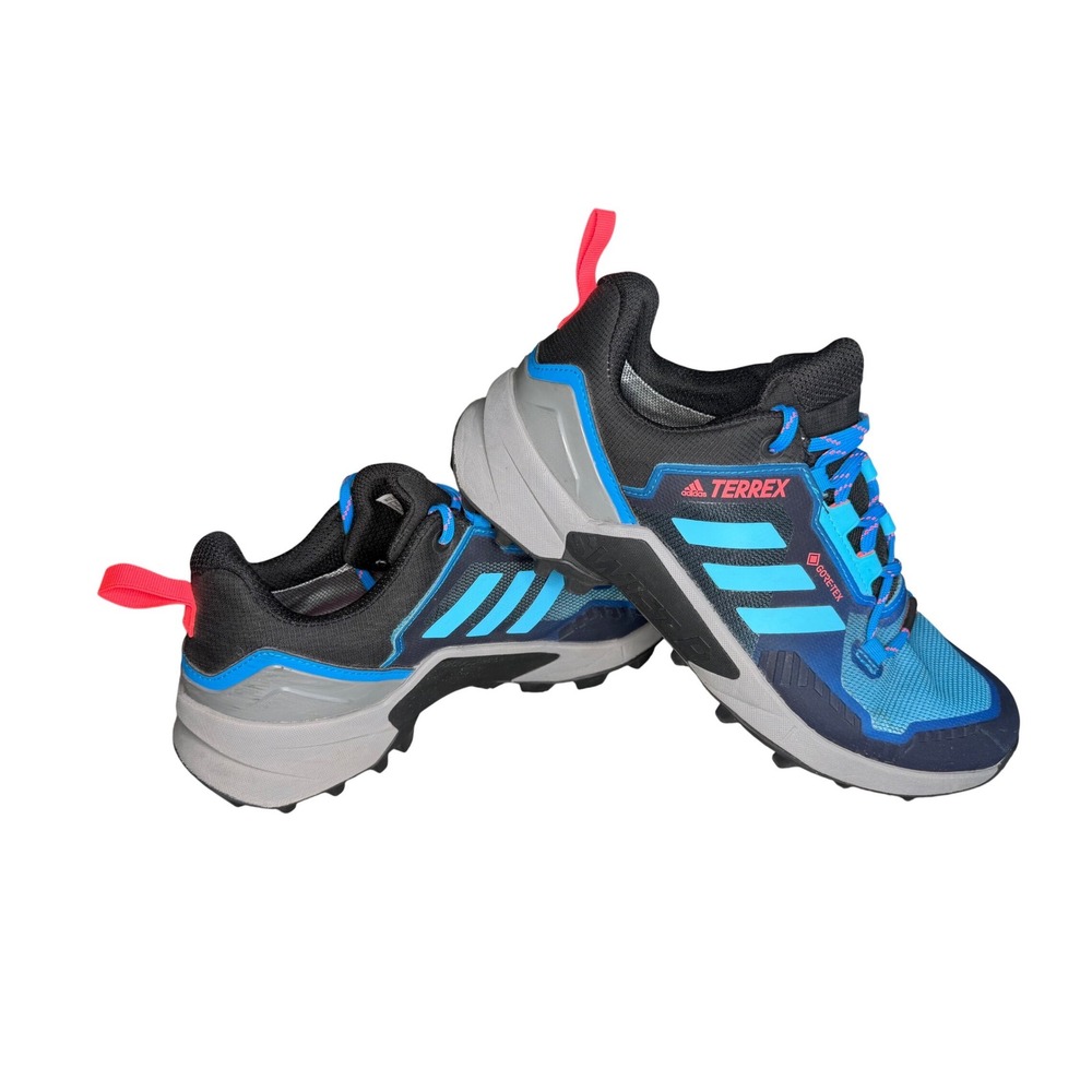Adidas Terrex Swift R3 Gore-Tex Mens Hiking Shoes Blue Black GZ0350 Size 8